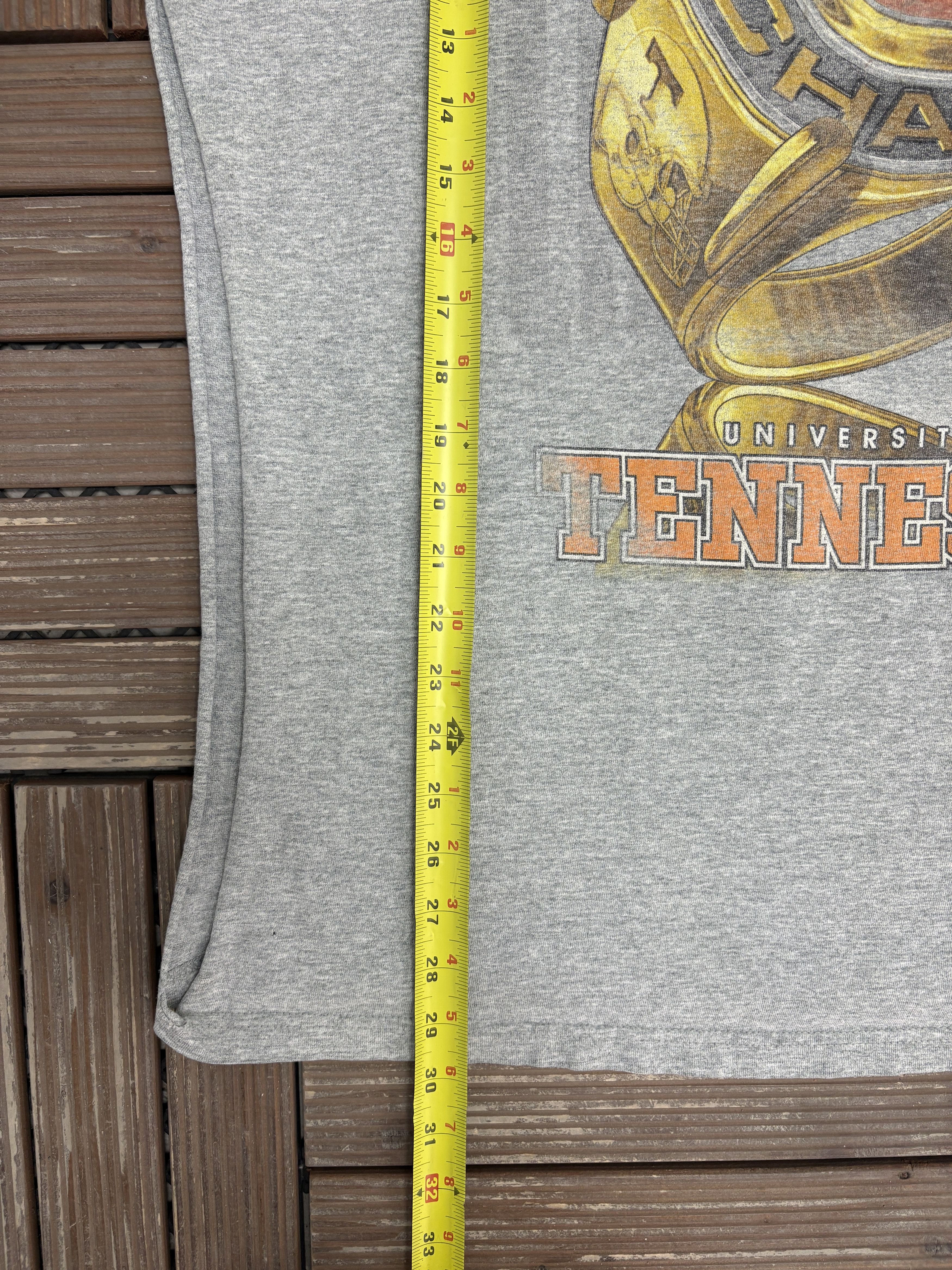 Vintage Tennessee Volunteers 1998 Champions Vintage Grey Tank Top Size US XL / EU 56 / 4 - 6 Thumbnail