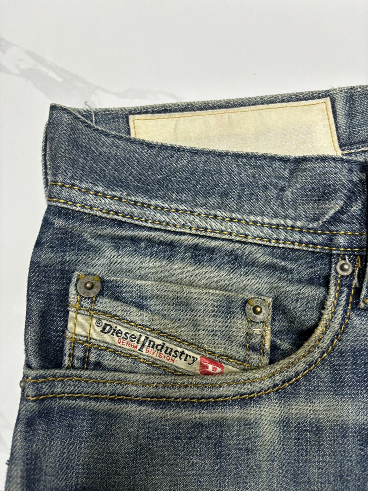 Diesel Vintage Diesel Turbo Wash Distressed Denim Jeans Size US 32 / EU 48 - 9 Thumbnail