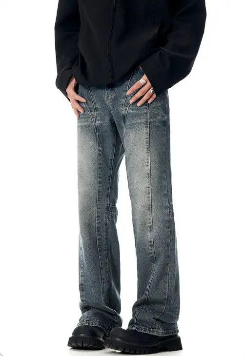 VIBE American retro blue cleanfit straight jeans Size US 32 / EU 48 - 3 Thumbnail