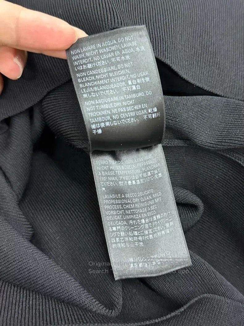 Balenciaga Balenciaga Black letter logo bottoming shirt bottoming shi Size US M / EU 48-50 / 2 - 6 Thumbnail