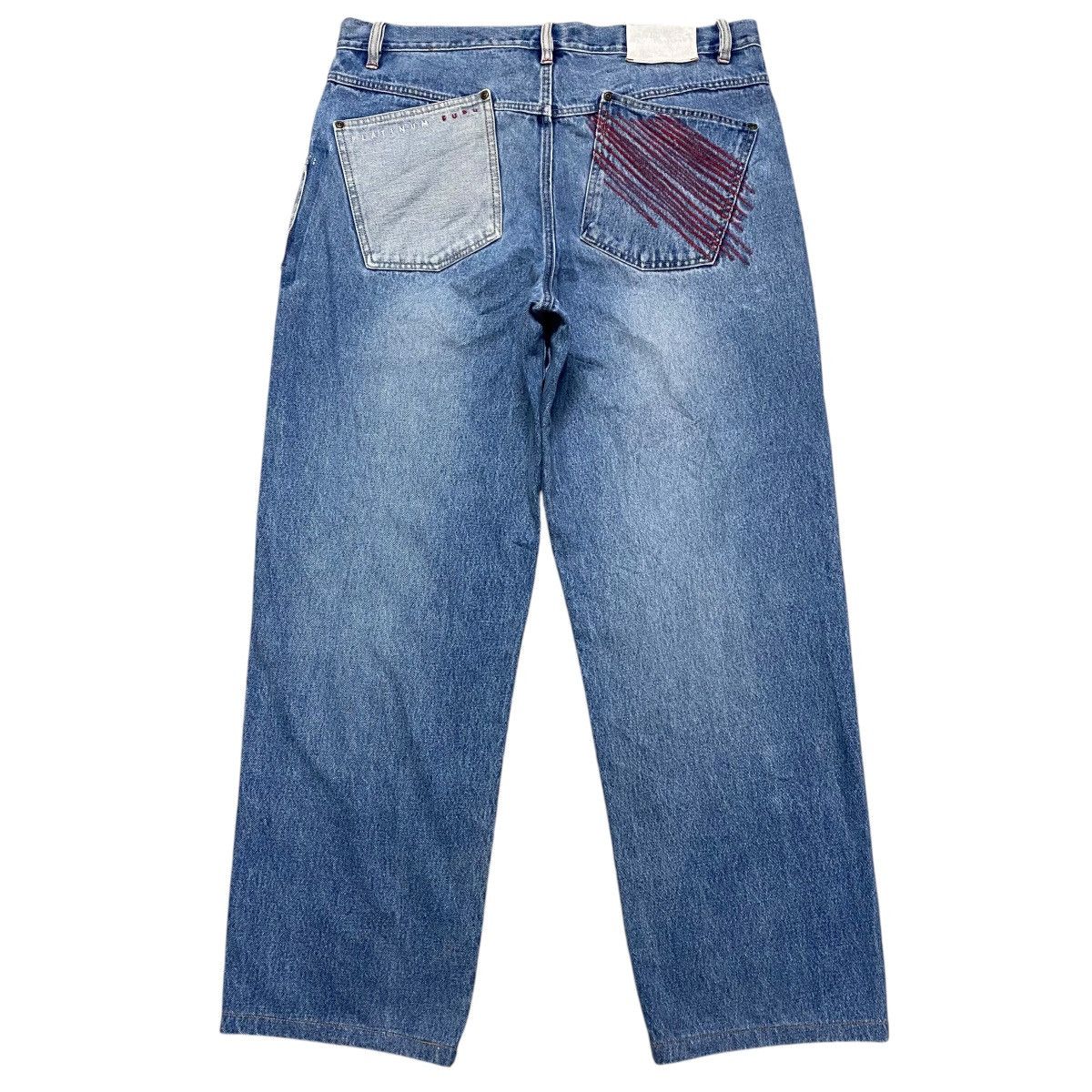 Fubu Vintage FUBU ALI BOMAYE Denim Baggy Jeans Size US 38 / EU 54 - 3 Thumbnail