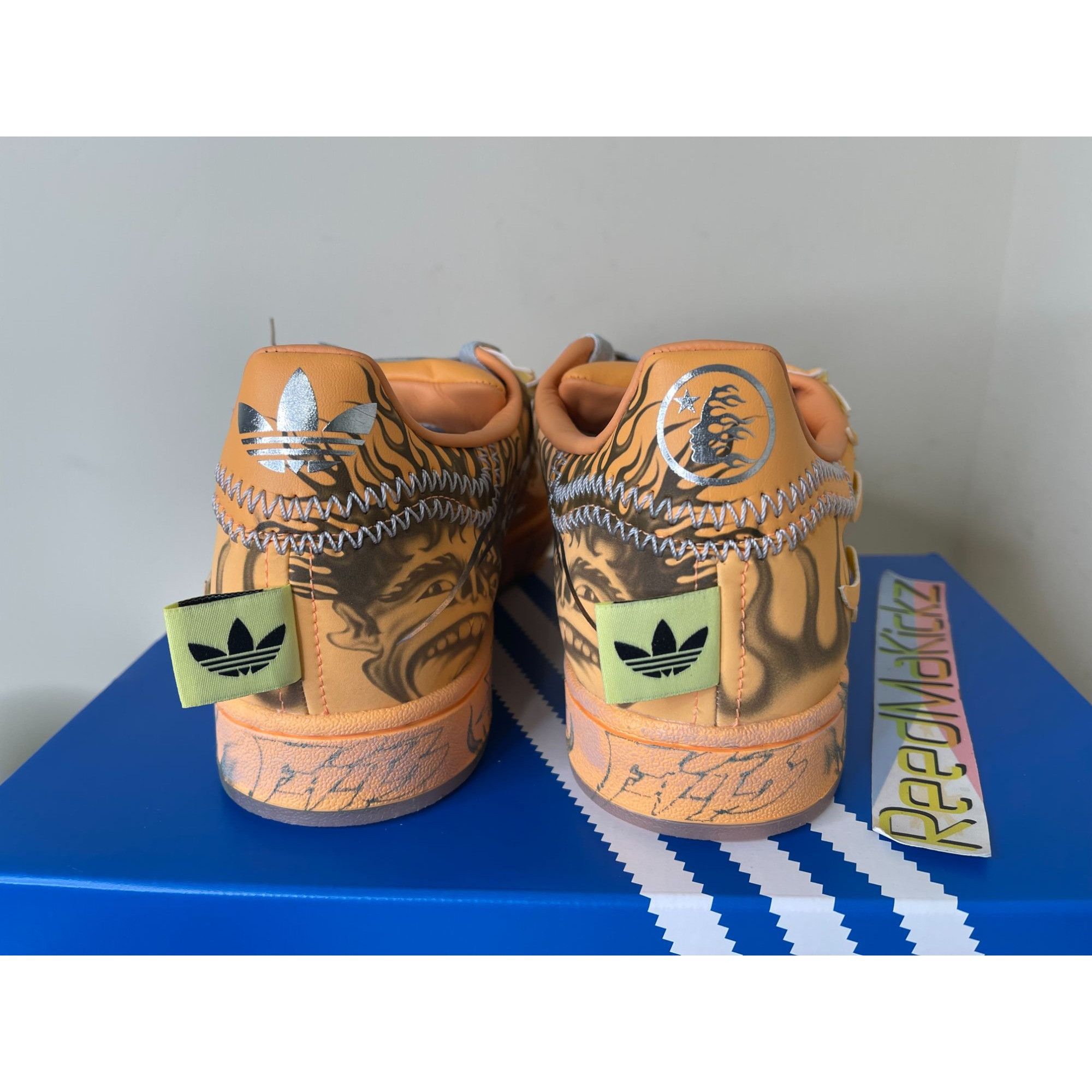 Adidas Adidas Superstar x Hellstar Hazy Orange Mens 9us Size US 9 / EU 42 - 6 Thumbnail