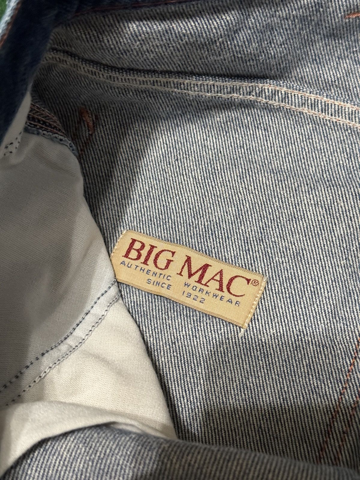 Big Mac Vintage Big Mac Work Wear Carpenter Distressed 38x27 Jeans Size US 38 / EU 54 - 6 Thumbnail