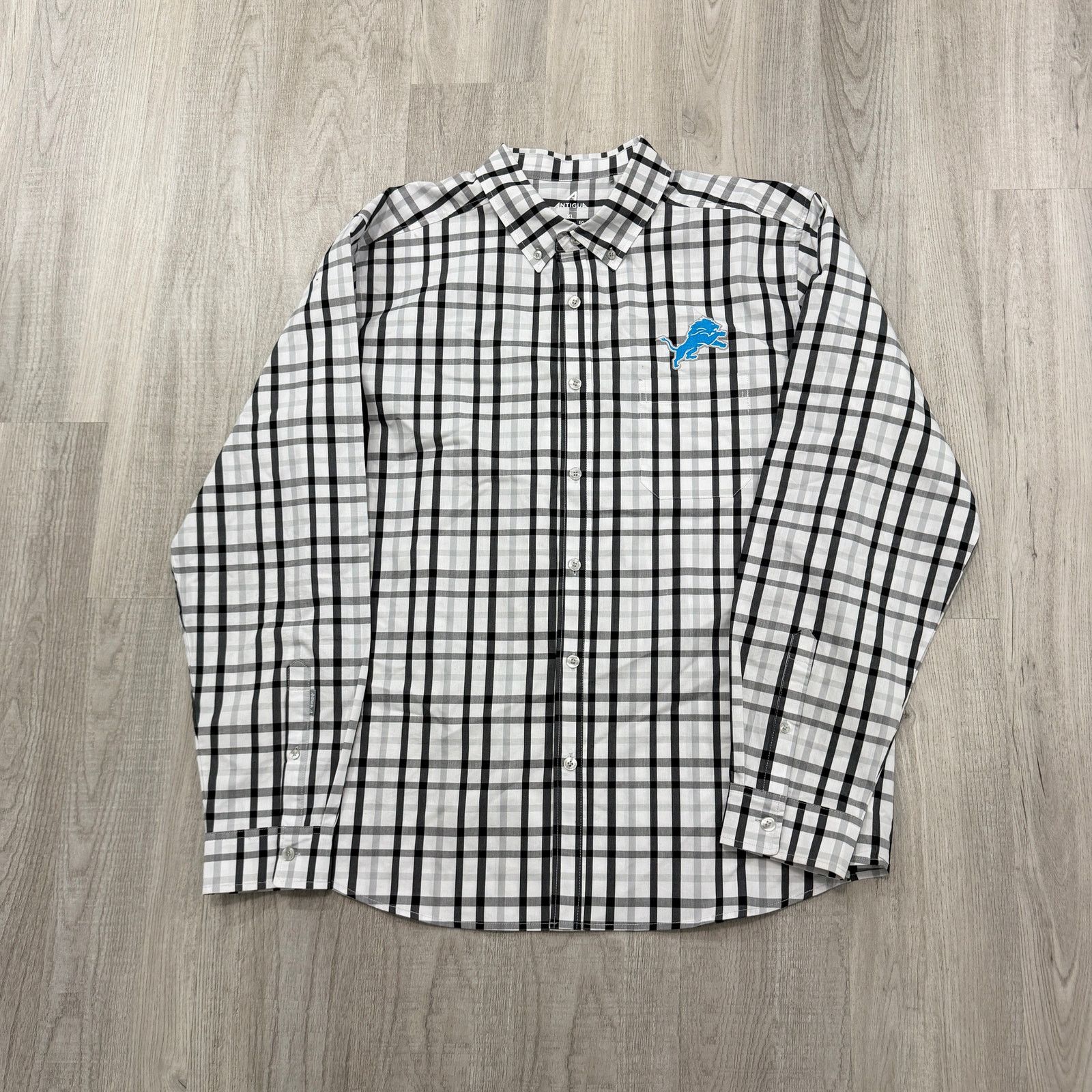 Antigua Antigua Detroit Lions Button Down Shirt Men's Extra Large Size US XL / EU 56 / 4 - 1 Thumbnail