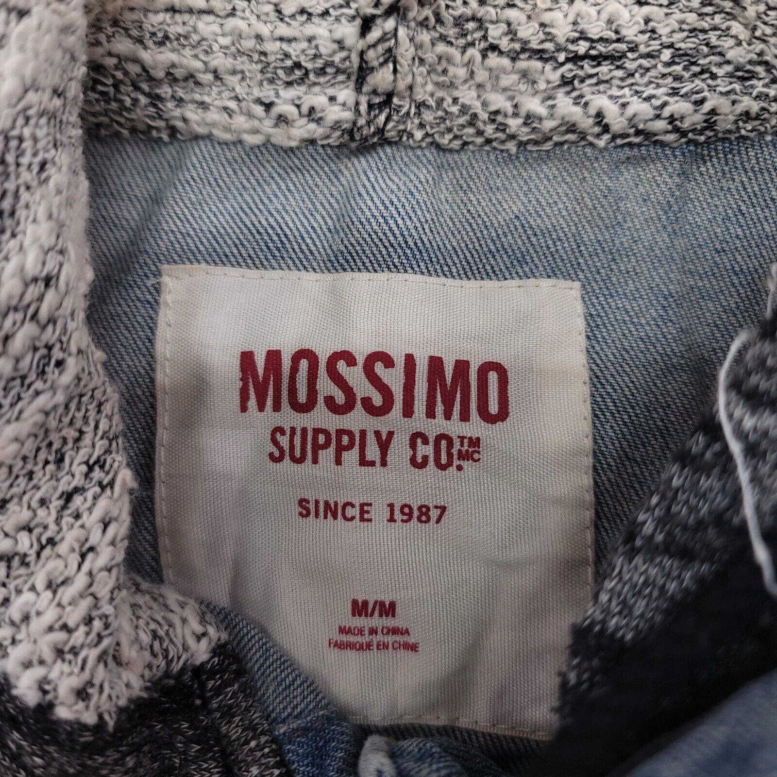 Mossimo Mossimo Supply Co Button Up Denim Hoodie Womens Size M Gray Size M / US 6-8 / IT 42-44 - 3 Thumbnail