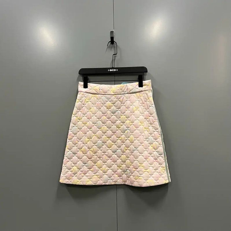 Fendi Fendi Summer Pink Cotton Mini Skirt 0089 Size 28" / US 6 / IT 42 - 1 Thumbnail