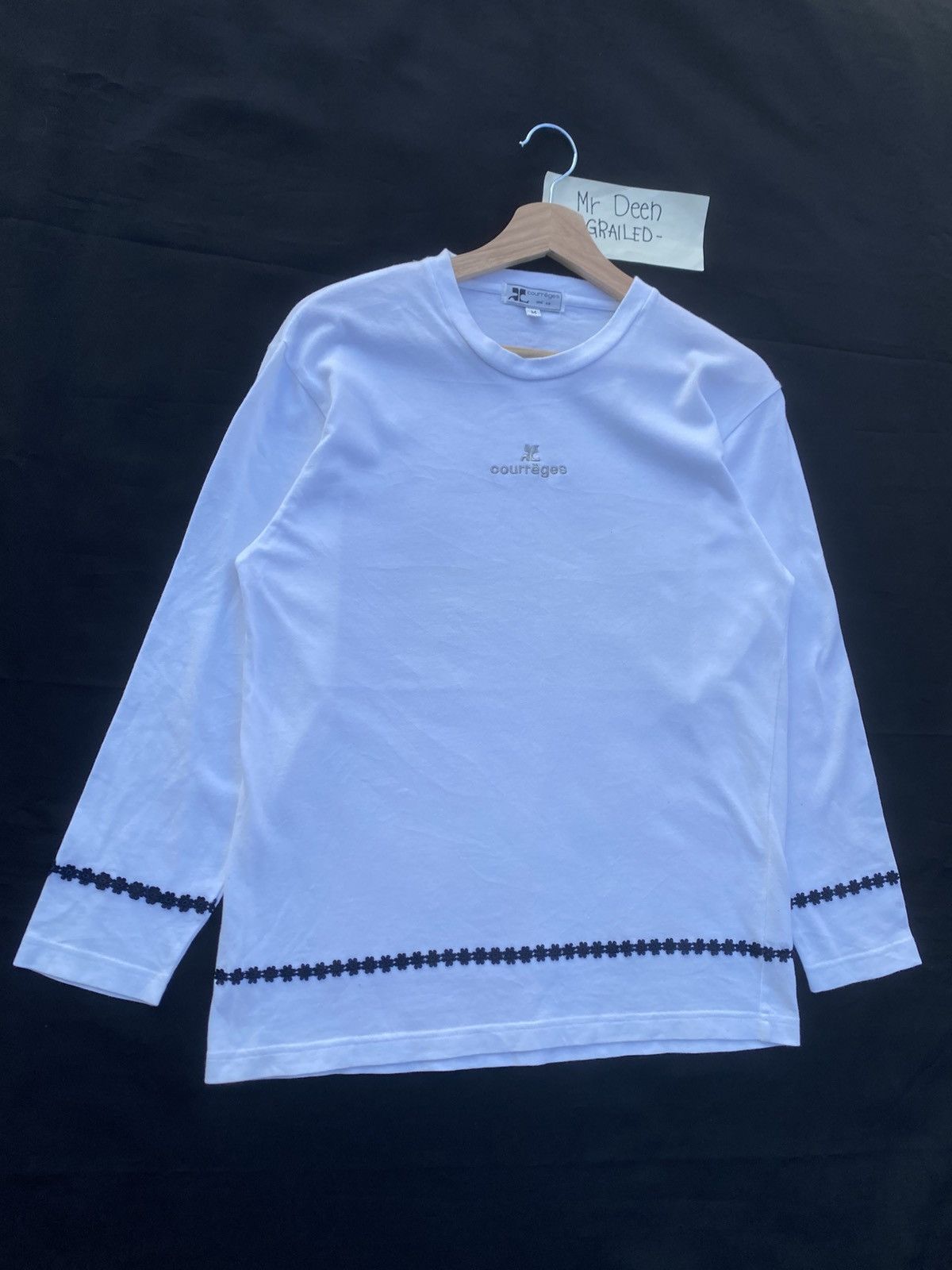 Courreges Rare Vintage Courreges Longsleeve Shirt Size M / US 6-8 / IT 42-44 - 2 Thumbnail