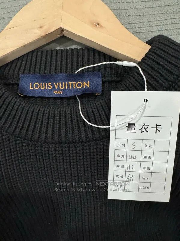 Louis Vuitton Louis Vuitton Black Nigo Collaboration Knit Sweater . Size US S / EU 44-46 / 1 - 3 Thumbnail
