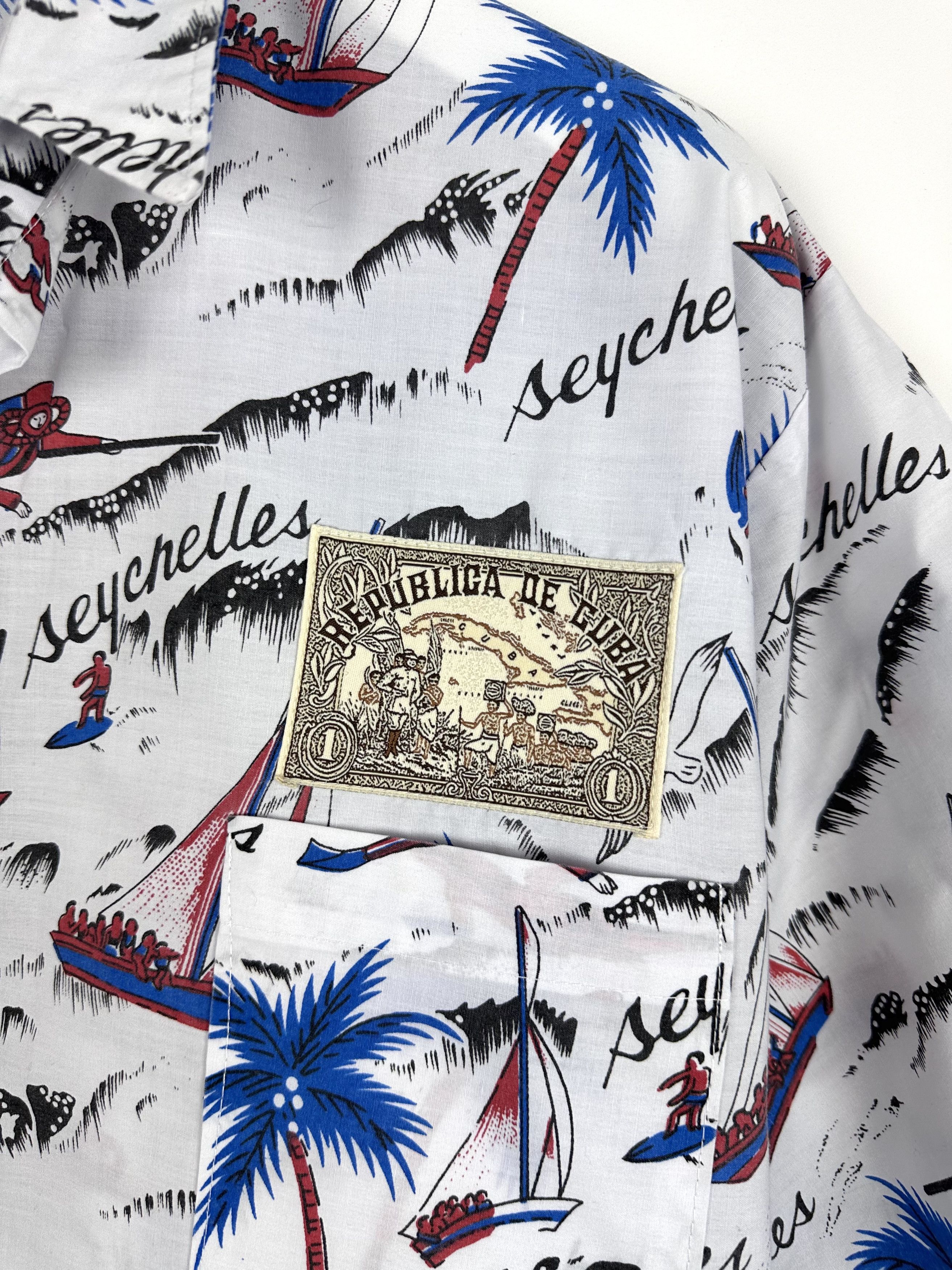 Other Vintage Hawaiian shirt retro 90s y2k summer Cuba Republic Size US XL / EU 56 / 4 - 4 Thumbnail