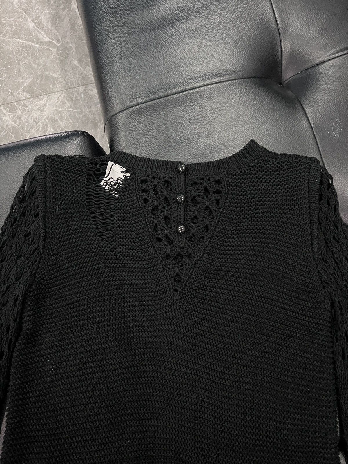 Chanel Chanel runway style, four-pocket openwork knit dress Size S / US 4 / IT 40 - 10 Thumbnail