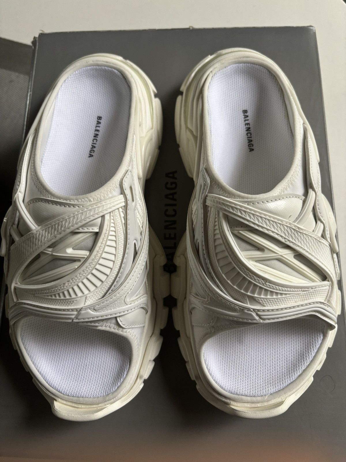 Balenciaga Balenciaga Track Slide NEW Size 38 Size US 8 / IT 38 - 6 Thumbnail