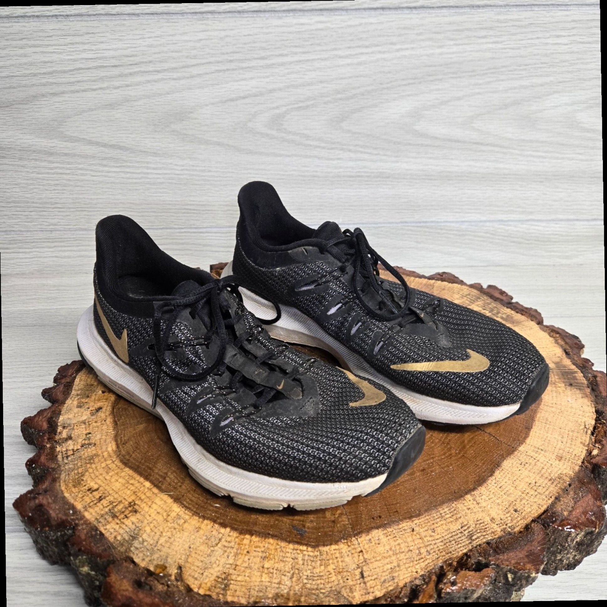 Nike Nike Black Gold and White Quest Running Training Sneakers for Women in Size 8 AA7412 006 Grailed