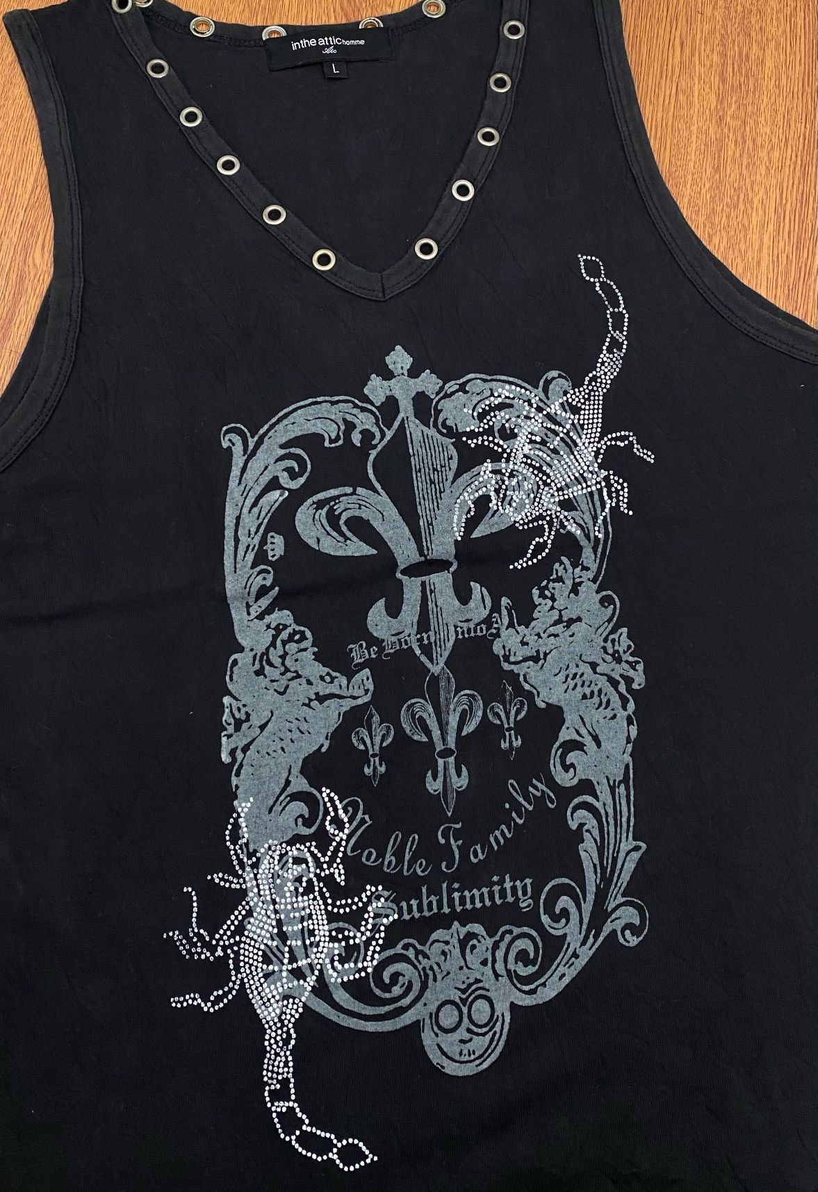 In The Attic × Japanese Brand × Le Grande Bleu (L.G.B.) In the attic scorpion punk tank tops Size US L / EU 52-54 / 3 - 3 Thumbnail