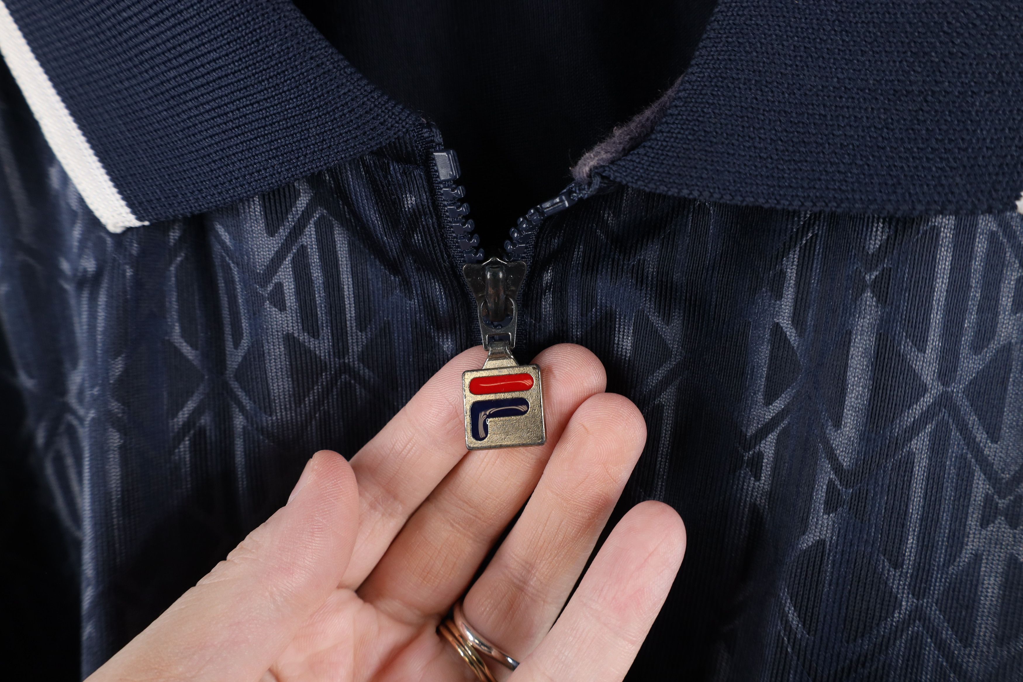 Fila × Vintage Vintage 90s Fila Spell Out Collared Pullover Polo Shirt Size US XXL / EU 58 / 5 - 5 Thumbnail