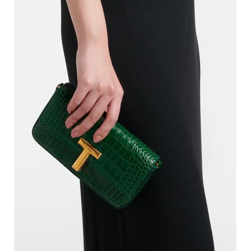 Tom Ford o1loc1c0825 L1835 Size: OS / Clutch Bag in Green Size ONE SIZE - 2 Thumbnail