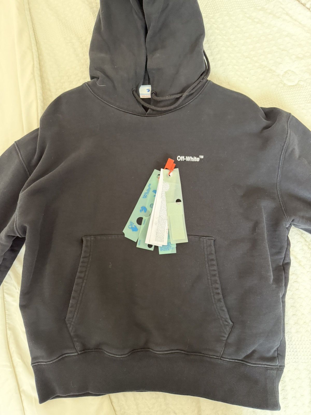 Off-White Off White Helvetica Hoodie Size US M / EU 48-50 / 2 - 3 Thumbnail