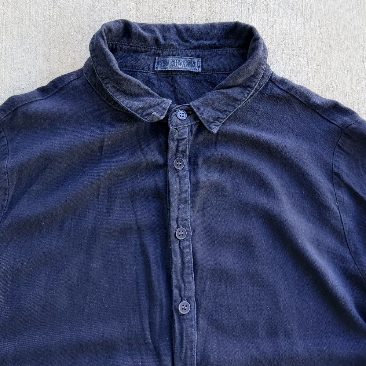 CP Shades CP Shades Shirt Men Size XS Rayon Wool Blend Navy Size US XS / EU 42 / 0 - 2 Thumbnail