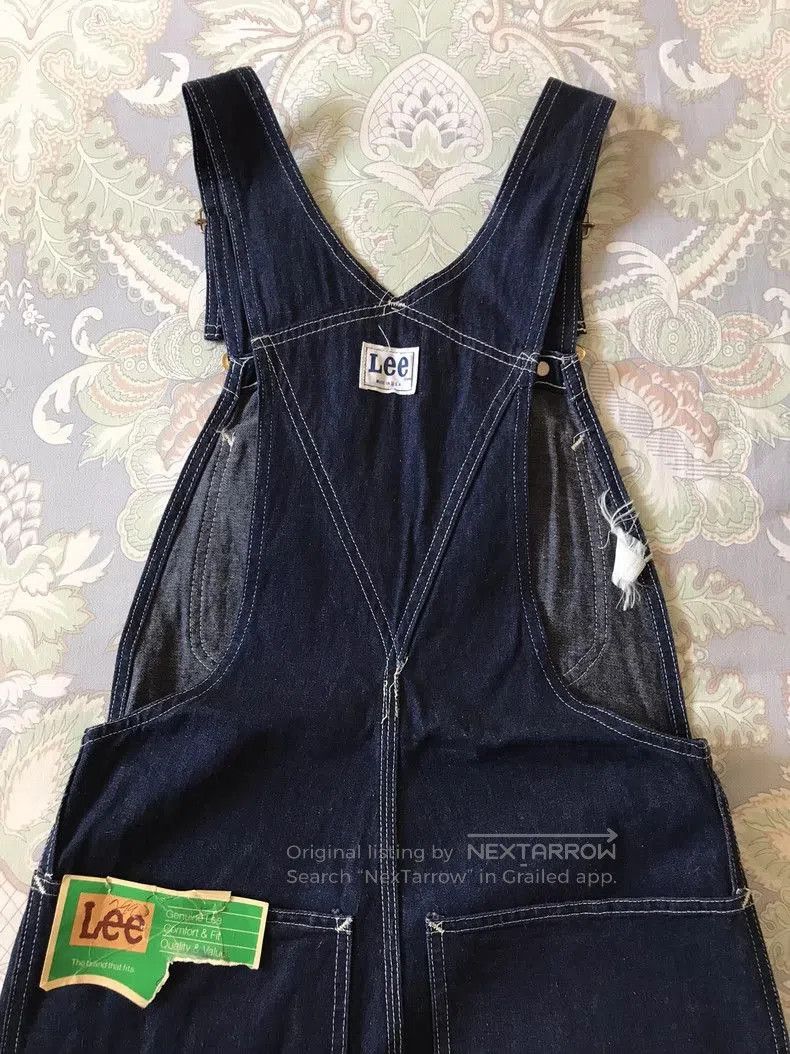 Vintage 80s Vintage Lee Overall Jeans. Size US 30 / EU 46 - 2 Thumbnail
