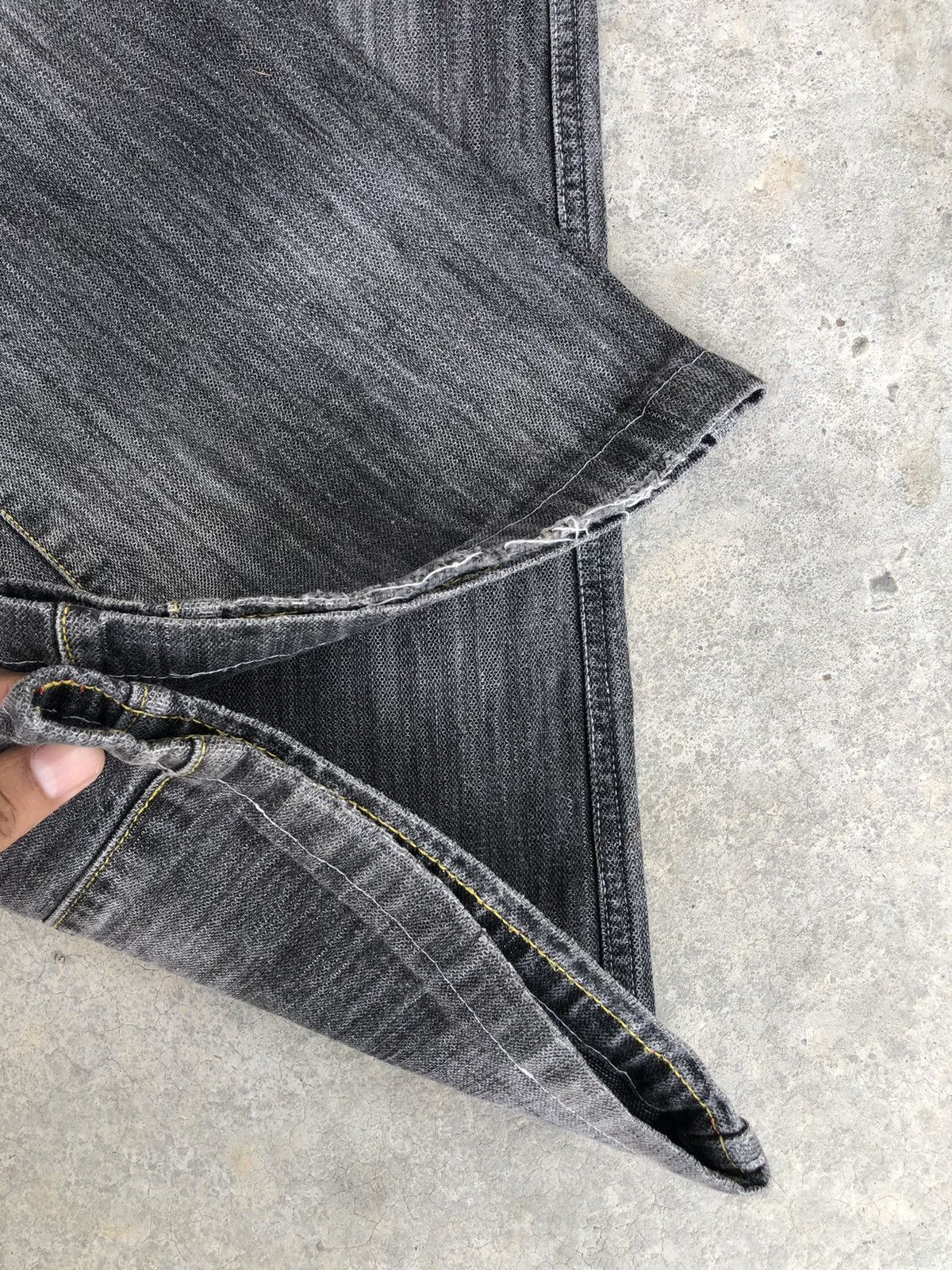 If Six Was Nine Dominate Handcrafted Flared Jeans Distressed Jeans Size US 33 - 13 Thumbnail