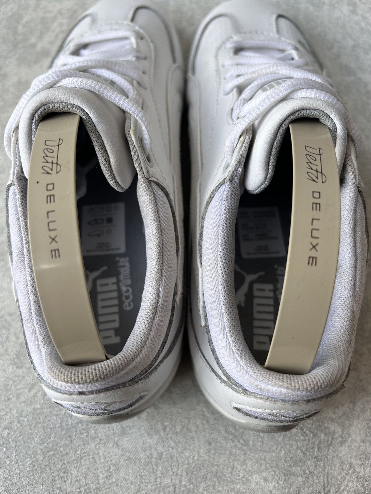 Puma Y2K Puma Speedcat White Leather Low Top Sneakers Size US 8.5 / IT 38.5 - 9 Thumbnail