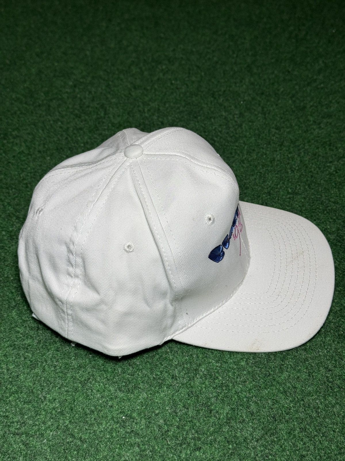 Vintage Beach Jam 90s Music Hip Hop Vintage White Snapback Cap Hat Size ONE SIZE - 4 Thumbnail