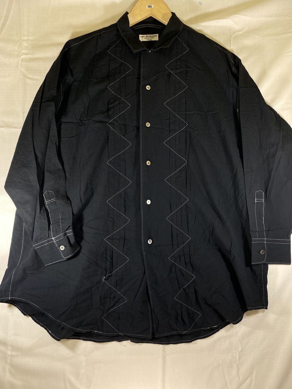 Comme des Garcons Homme pleated ovesized shirt Size US L / EU 52-54 / 3 - 1 Thumbnail