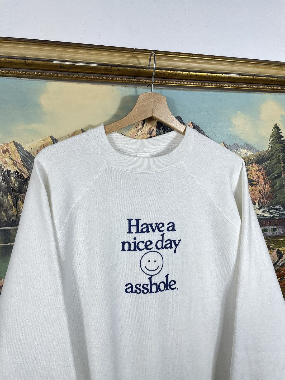 Tultex × Vintage Crewneck Jumper Retro Loose Boxy Skate Rap Hiphop Swag Drip Size US M / EU 48-50 / 2 - 5 Thumbnail