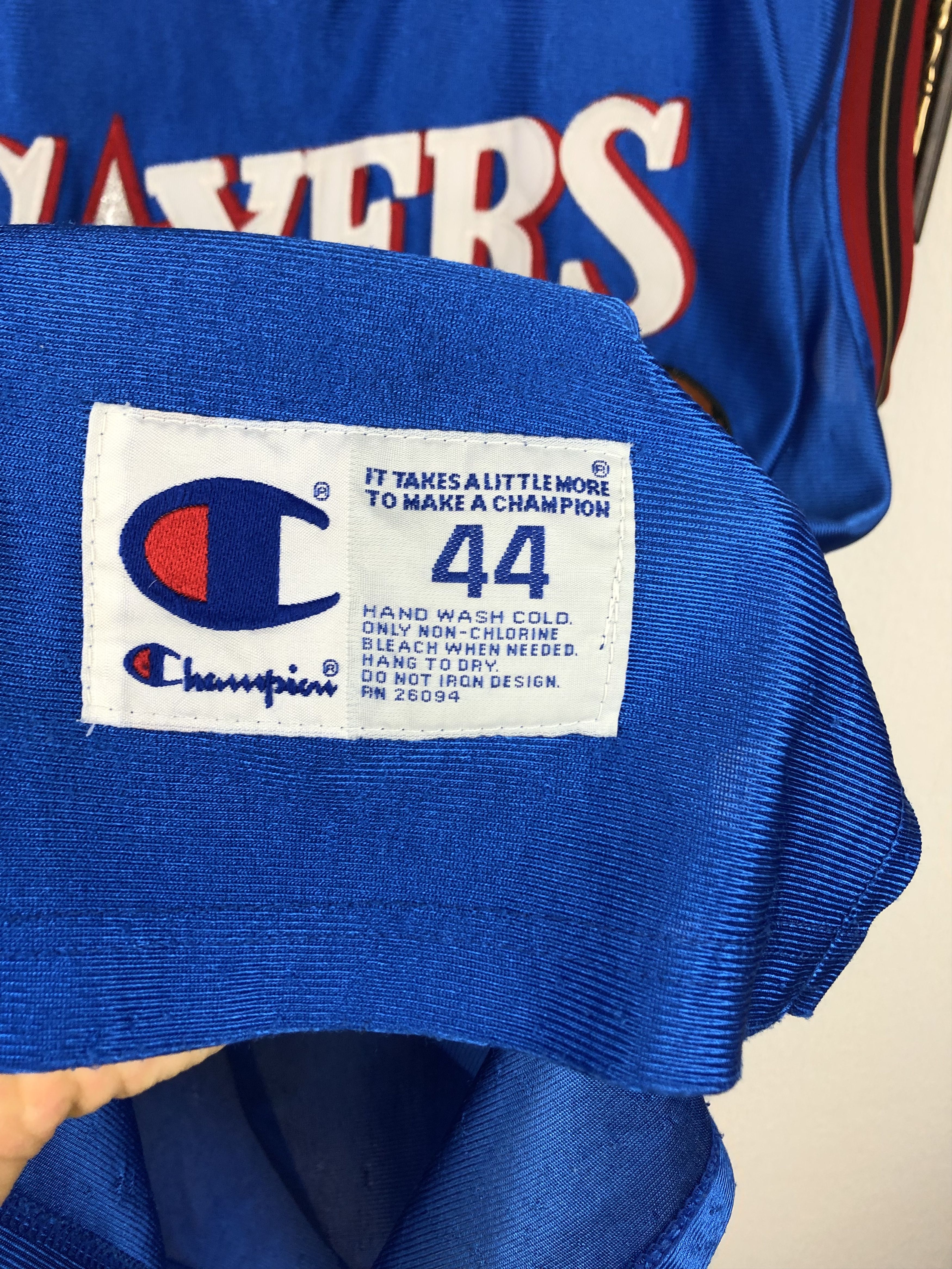 Champion Allen Iverson Vintage Champion 76ers Sixers Jersey Size US L / EU 52-54 / 3 - 6 Thumbnail