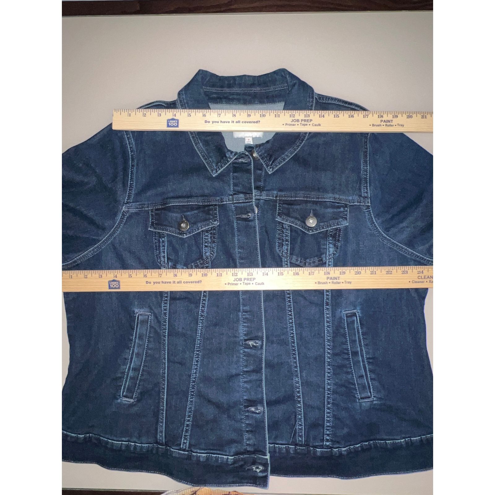 Other Torrid Dark Wash Denim Jean Jacket, Size 3 (3XL / 22-24) Size 3XL / US 20-22 - 10 Thumbnail