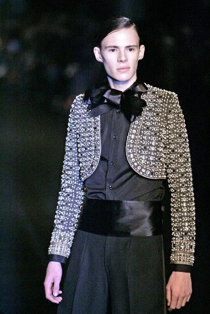 Dior × Hedi Slimane Dior Homme SS 2007 "We look good Together" Silk Cummerbund Size ONE SIZE - 5 Thumbnail