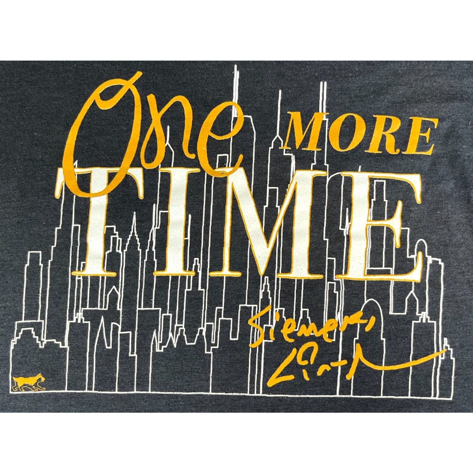 Vintage 2016 One More Time Hamilton Musical T-Shirt Double-Sided Sz L Unisex Adults Dark Gray Canvas Shirt L Men's Girls? Size US L / EU 52-54 / 3 - 4 Thumbnail