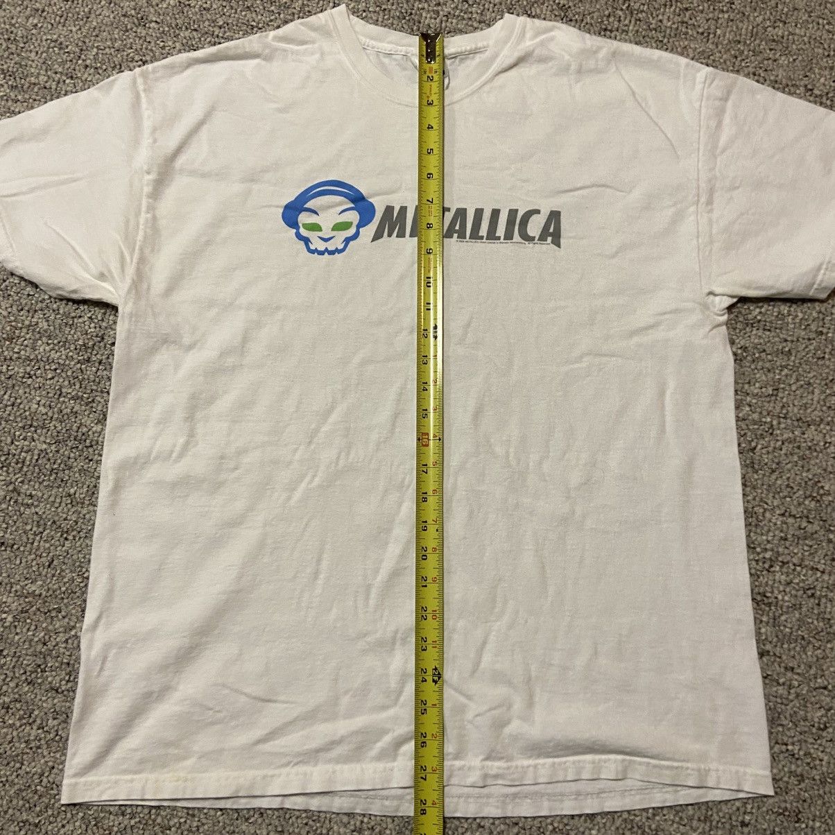 Metallica 2005 Vintage Metallica Napster Logo Rip Shirt Size US XL / EU 56 / 4 - 3 Thumbnail