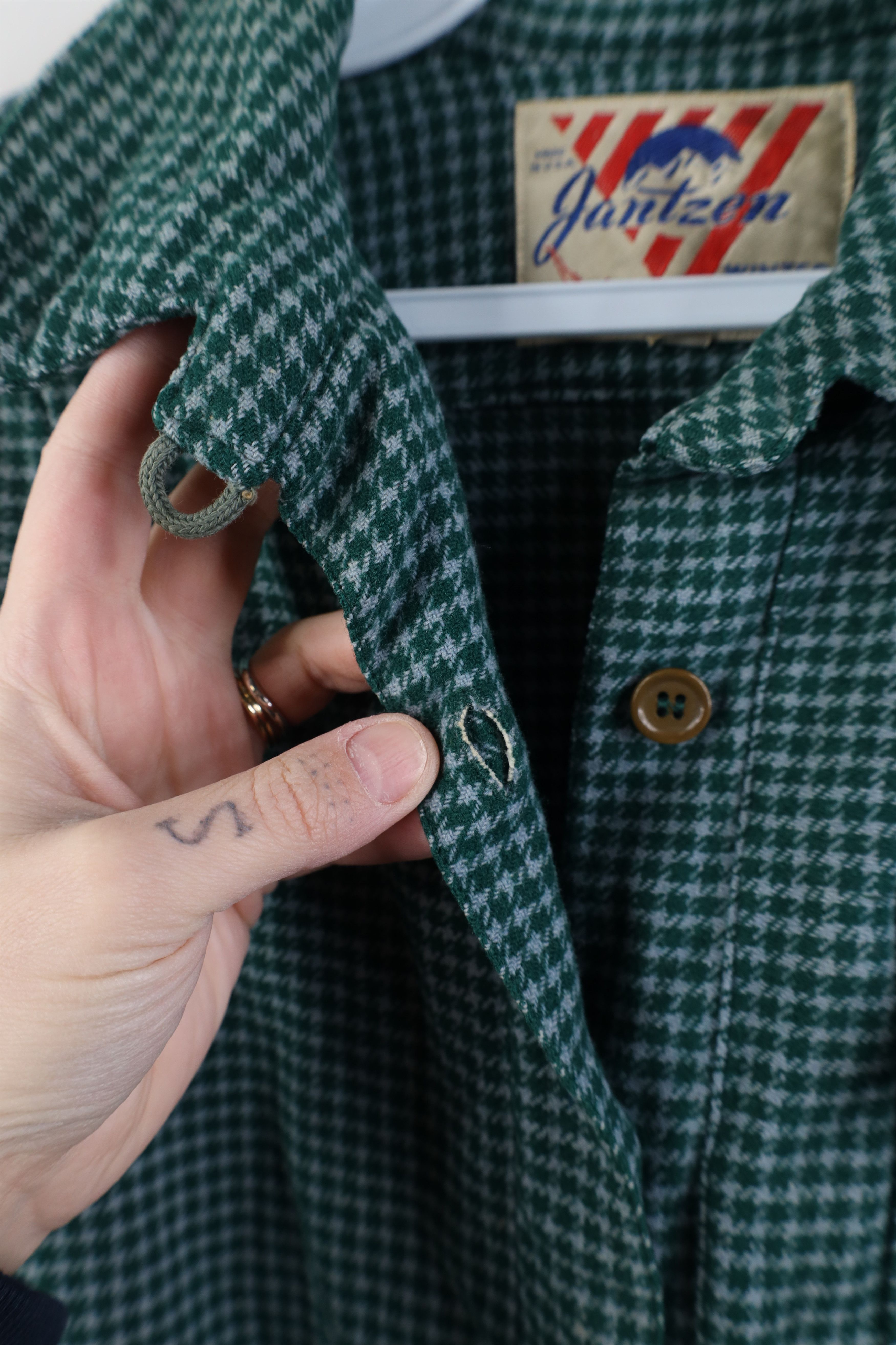 Vintage Vintage 60s 70s Pullover Shirt Jacket Jac Shirt USA Size M / US 6-8 / IT 42-44 - 7 Thumbnail
