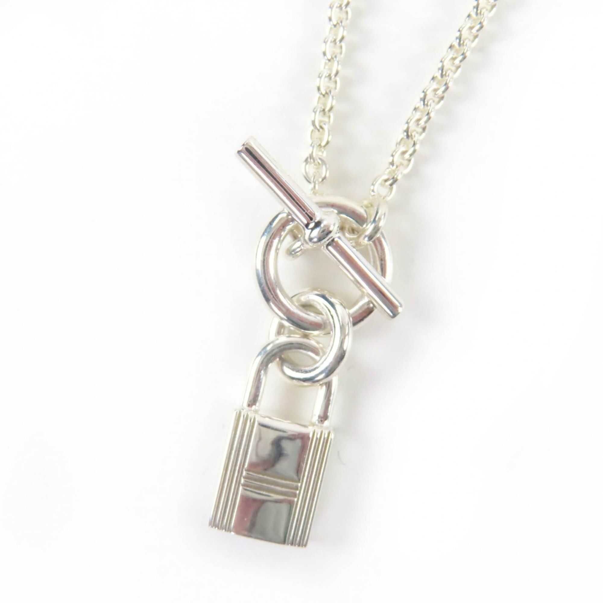 Hermes HERMES (Hermes) 2021 model AG925 Amulet Cadena Necklace Pendant Silver Made in France Weight 11.4g Women's Size ONE SIZE - 1 Thumbnail