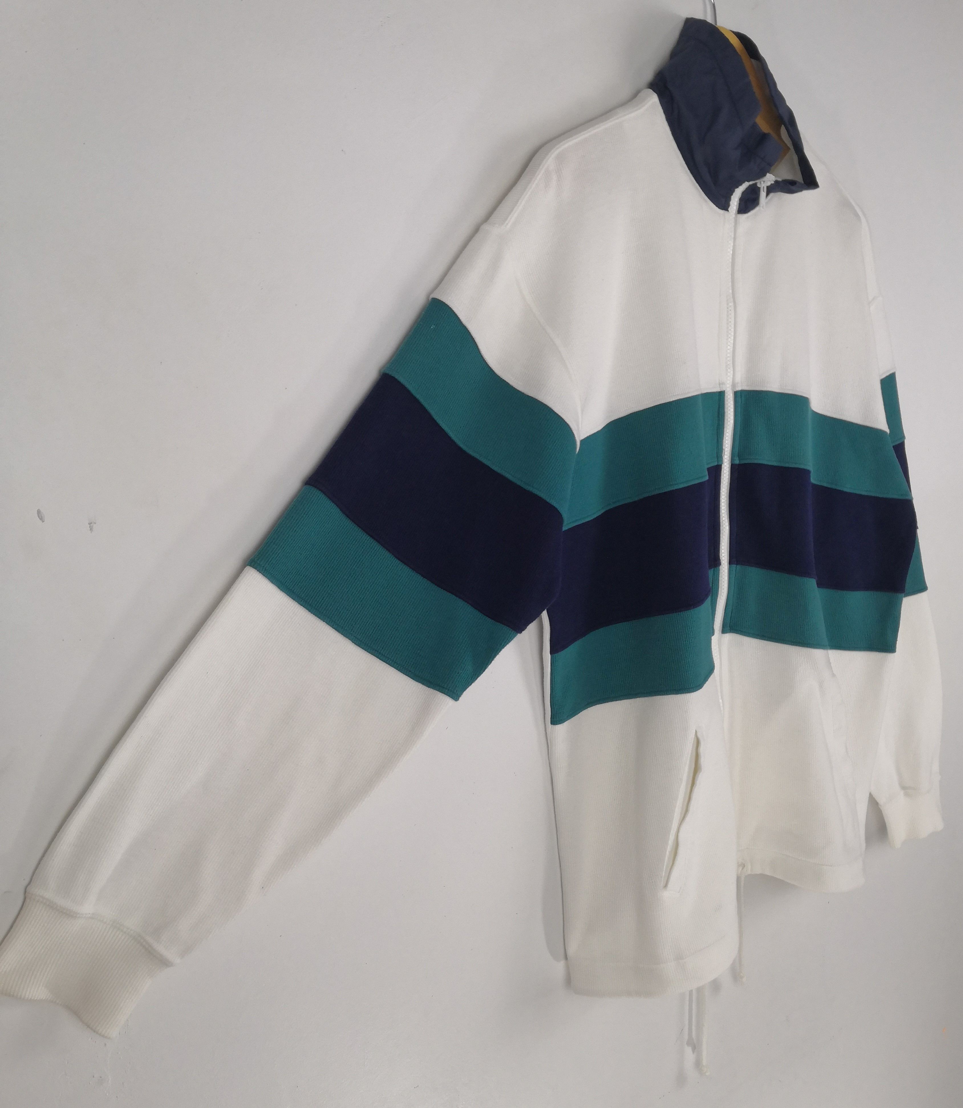 Yves Saint Laurent Vintage 90s Yves Saint Laurent Spellout YSL Zipper Sweater Size US XL / EU 56 / 4 - 7 Thumbnail