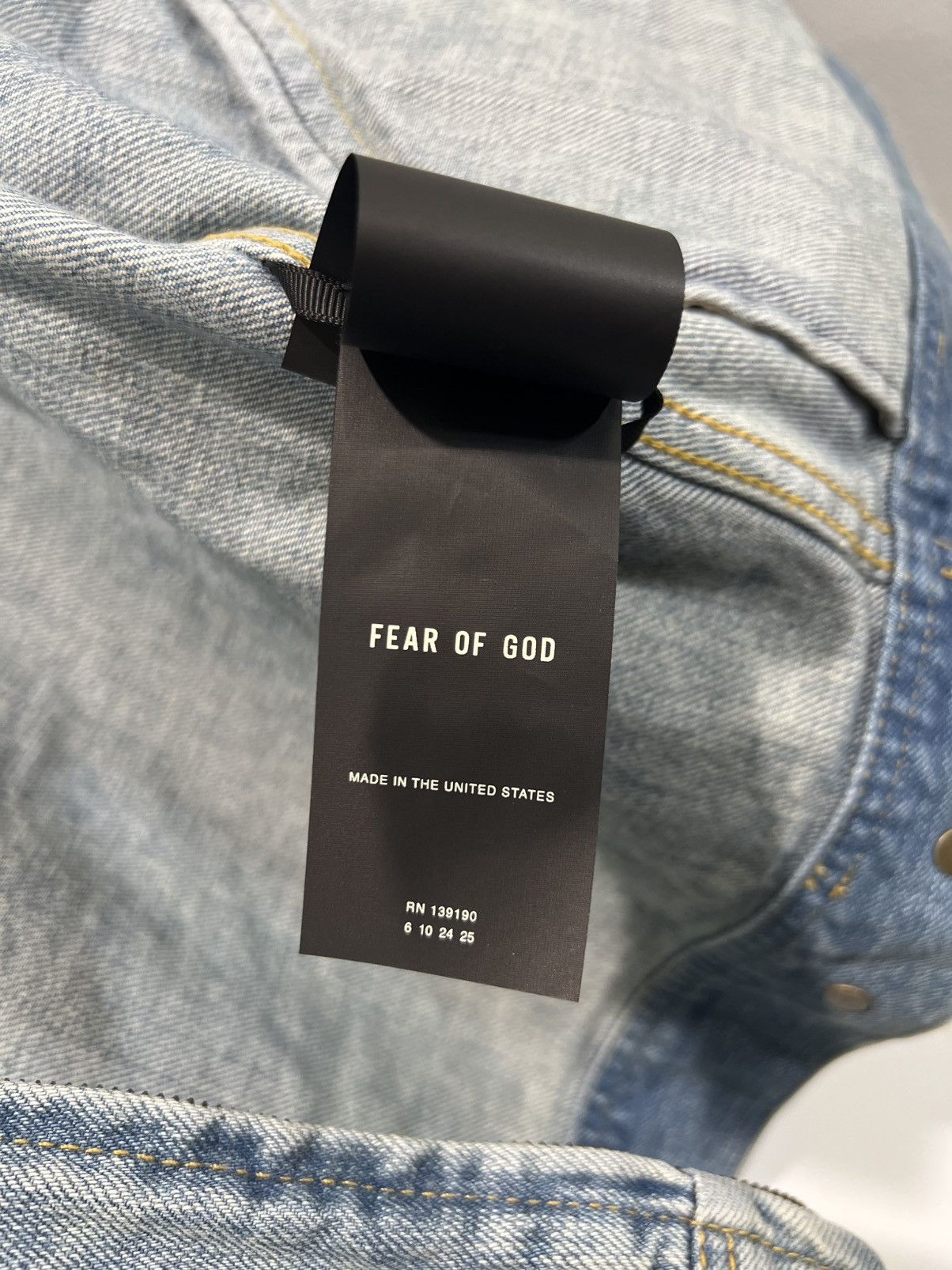 Fear of God Fear of God Eternal Denim Jacket Size Small Size US S / EU 44-46 / 1 - 7 Thumbnail