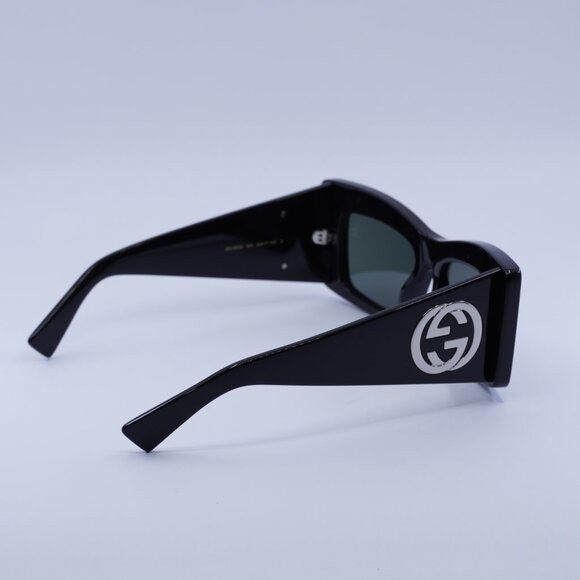 Gucci 🕶️ New Gucci GG1842S 001 Sunglasses - Shiny Black Frame Size ONE SIZE - 8 Thumbnail