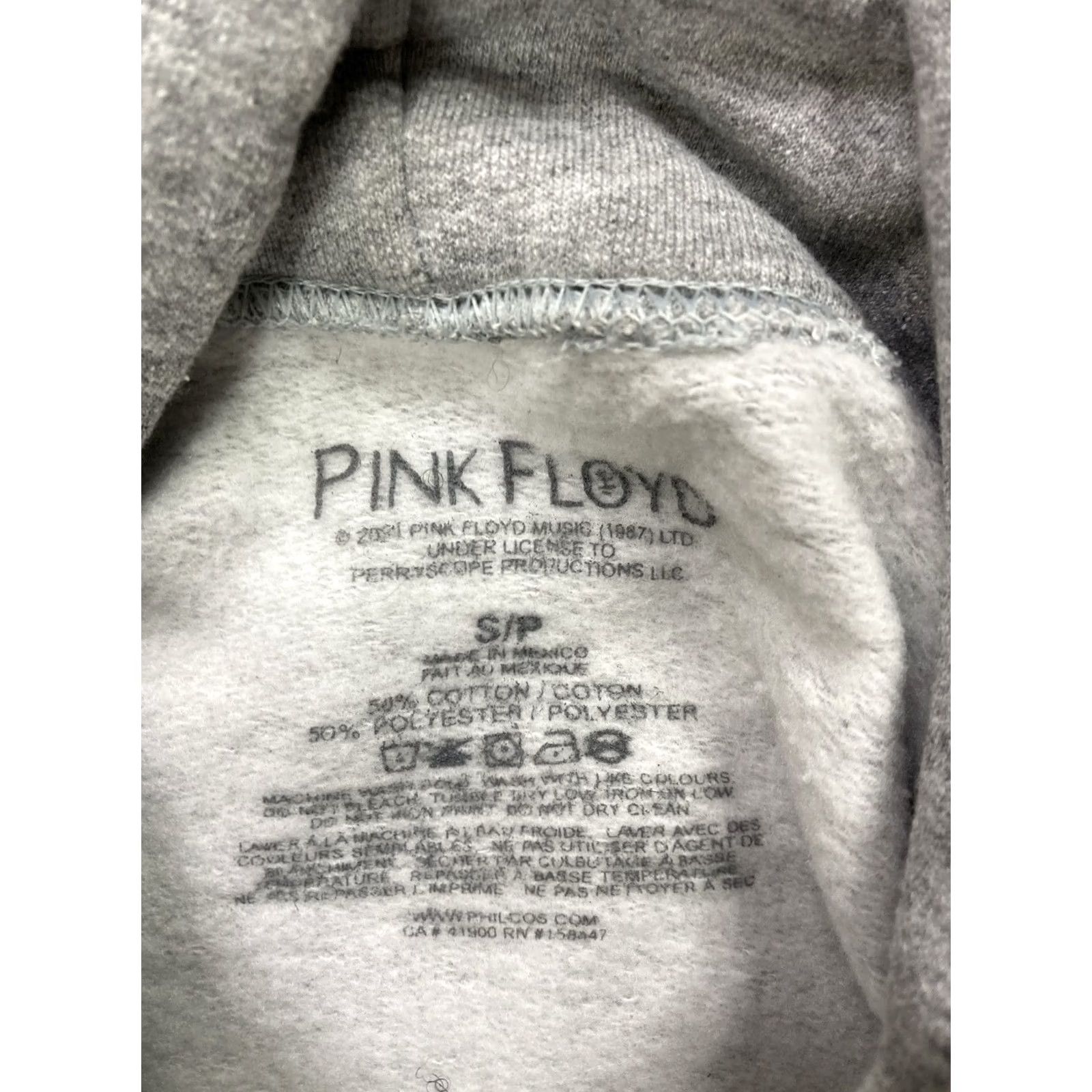 Vintage VINTAGE Pink Floyd Liva At Pompeii Graphic Pullover Hoodie Women Small Gray Music Size S / US 4 / IT 40 - 6 Thumbnail