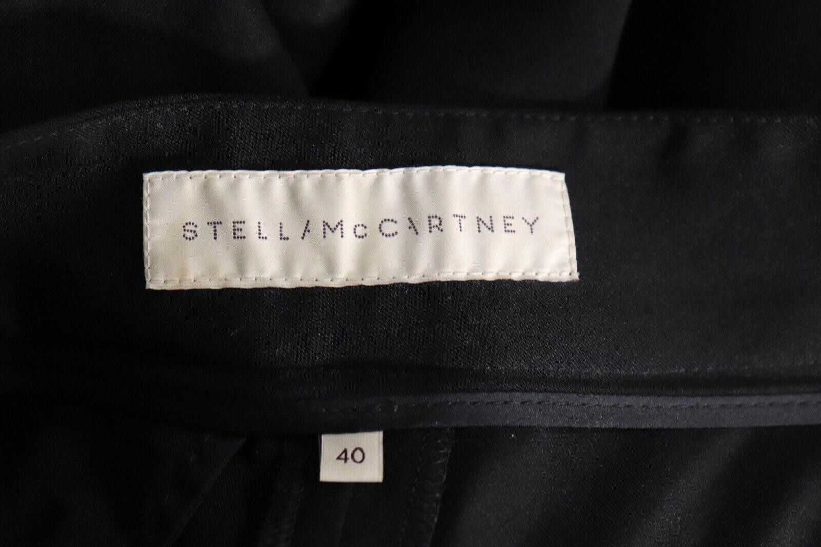 Stella McCartney Stella McCartney US8 Black Pleated Pants Silk Trouser Size 30" / US 8 / IT 44 - 3 Thumbnail