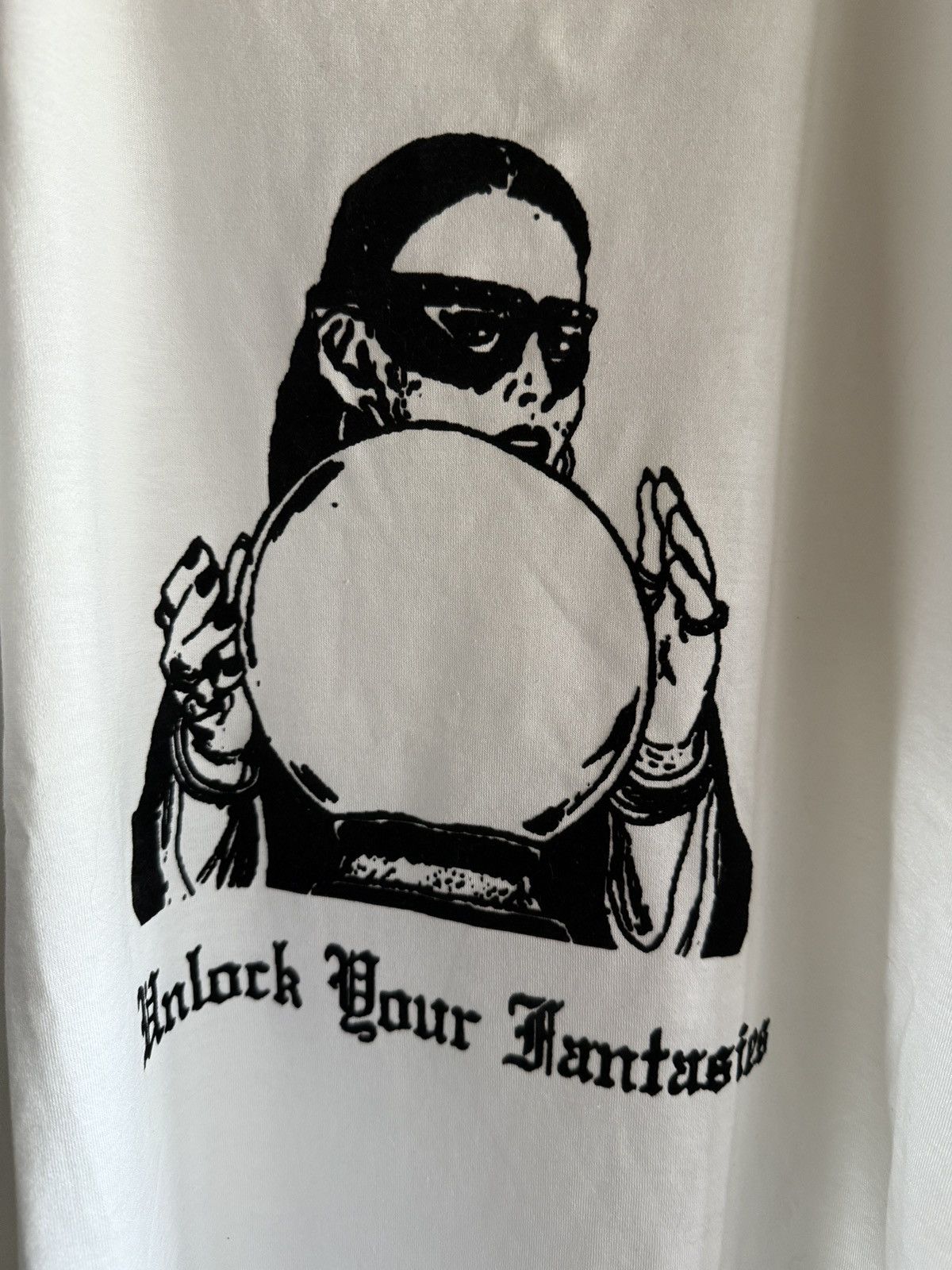 Celine × Hedi Slimane FW19 Celine Unlock Your Fantasies Fortune Teller T-Shirt XXL Size US XXL / EU 58 / 5 - 2 Thumbnail