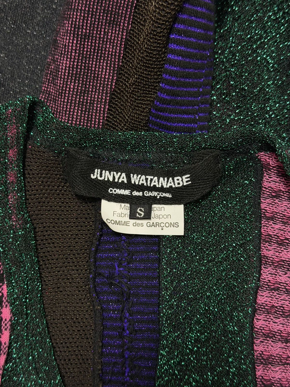 Junya Watanabe JUNYA WATANABE S/S 2006 Reconstructed Patchwork Knit Top Size S / US 4 / IT 40 - 5 Thumbnail