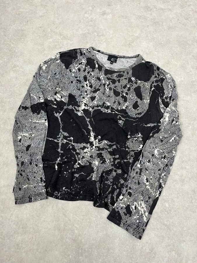 Just Cavalli 2000s Cavalli Bacteria Black Longsleeves Size US M / EU 48-50 / 2 - 4 Thumbnail