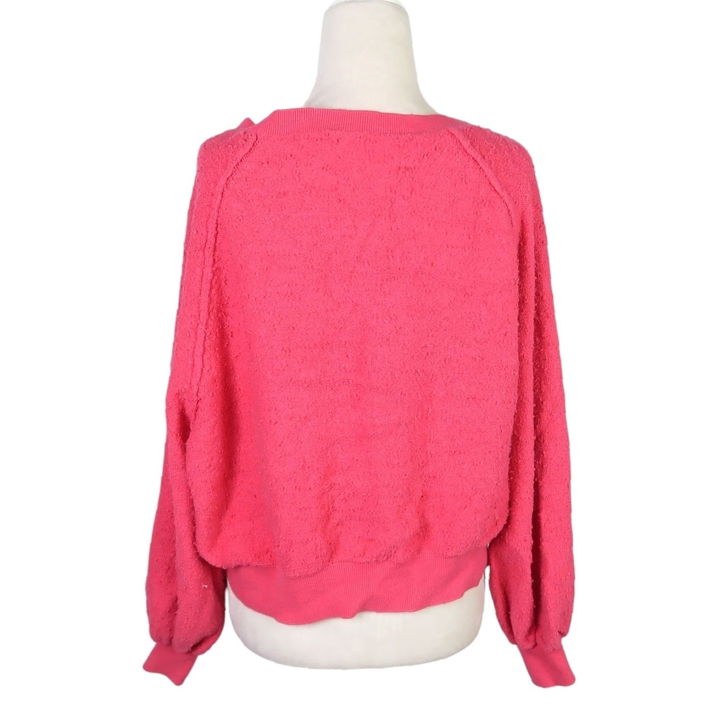Free People Free People bobble textured pullover sweater dark pink XS Size XS / US 0-2 / IT 36-38 - 4 Thumbnail