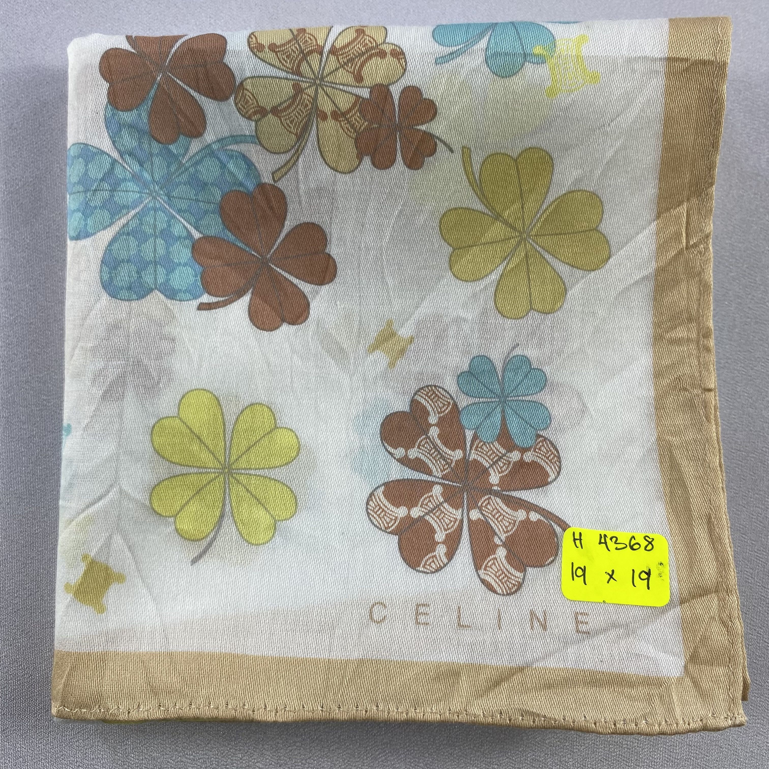 Celine × Vintage NWT Celine Bandana/ Handkerchief / Neckerchief Size ONE SIZE - 6 Thumbnail