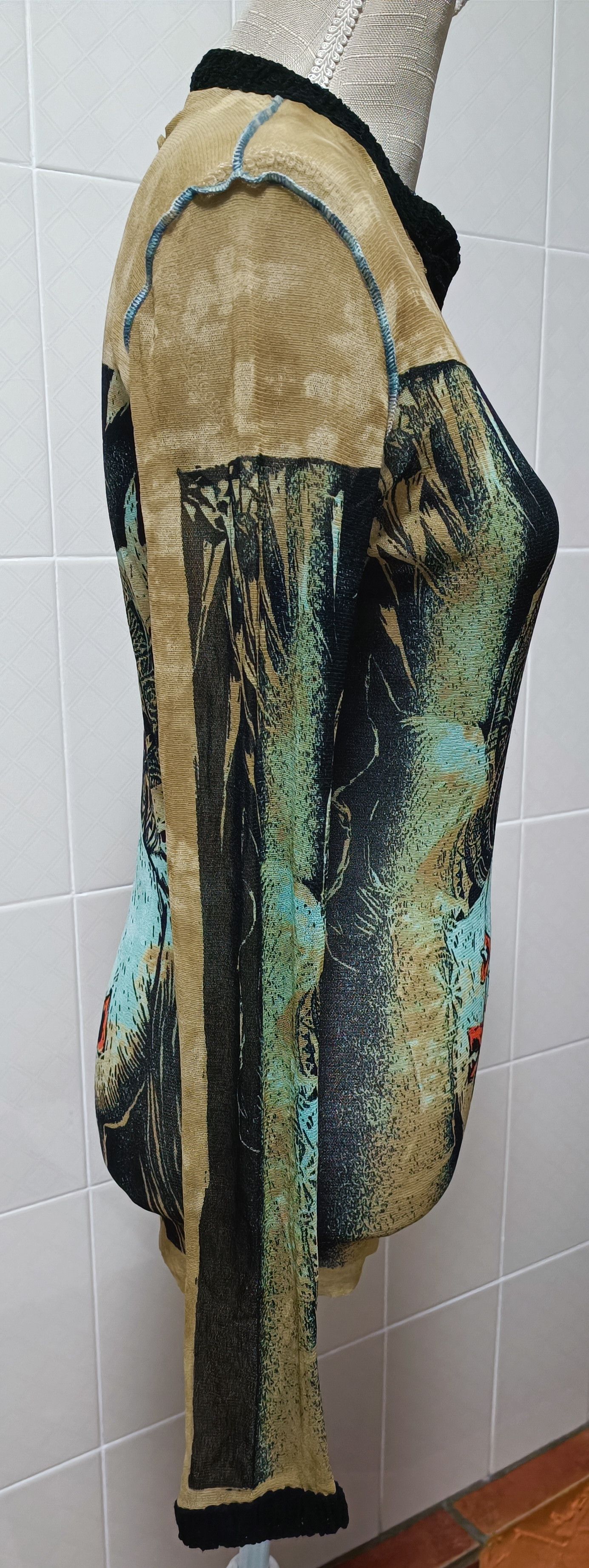 Jean Paul Gaultier 90's - archive - tribal man silhouette mesh top Size M / US 6-8 / IT 42-44 - 19 Thumbnail
