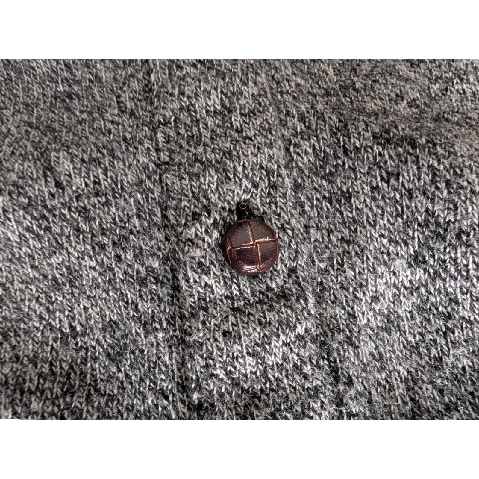 Eddie Bauer Eddie Bauer Mens Cardigan Sweater Shawl Collar Button Front Knit Gray L Wool Blend Size US L / EU 52-54 / 3 - 7 Thumbnail