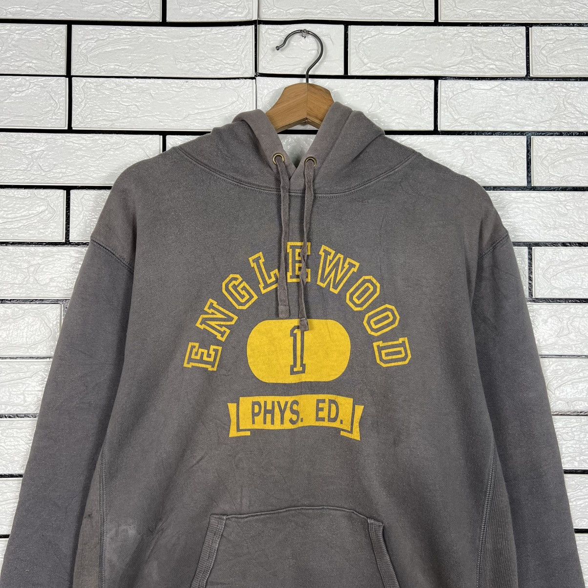 Champion Vintage CHAMPION ENGLEWOOD Pullover Hoodies #3958-C180 Size US XL / EU 56 / 4 - 2 Thumbnail