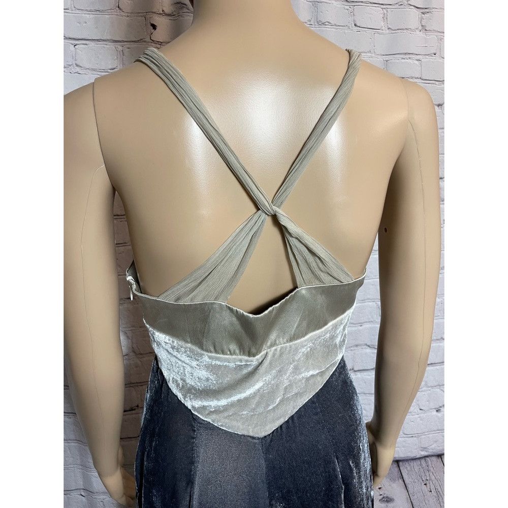Other Development Velvet Silk Gray Gradient Dress Size 4 Size S / US 4 / IT 40 - 5 Thumbnail