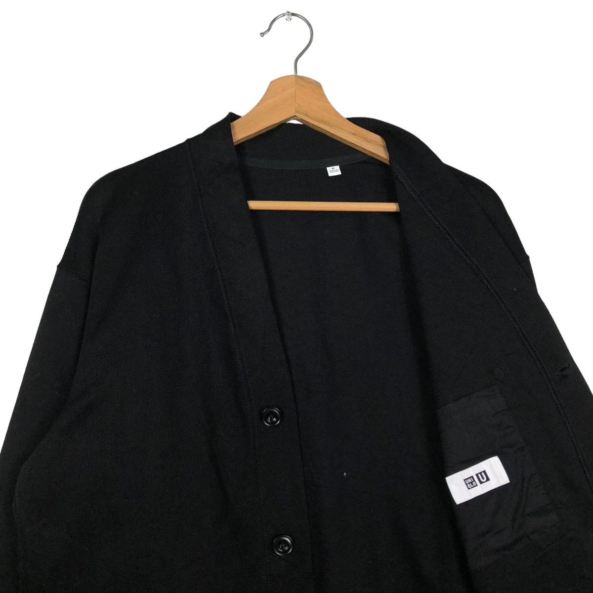 Japanese Brand 🔥VINTAGE CARDIGAN JACKET BLACK UNIQLO UNDERCOVER Size US M / EU 48-50 / 2 - 12 Thumbnail