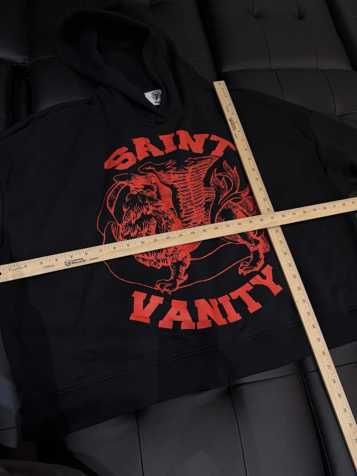 Saint Vanity Size XXL - Saint Vanity Pullover Hoodie Black Red 2025 NEW Size US XXL / EU 58 / 5 - 8 Thumbnail